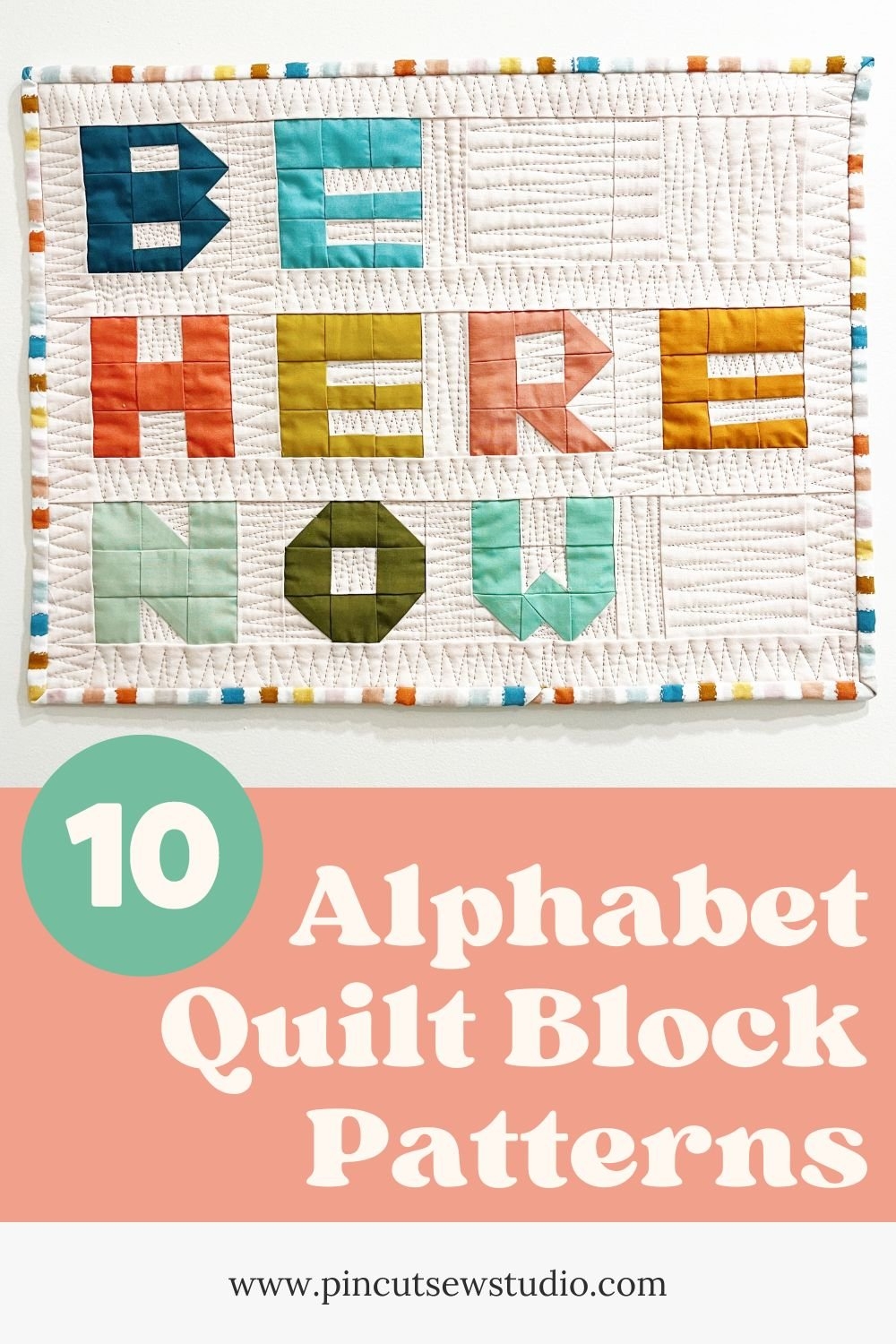 10 Of The Best Alphabet Letter Quilt Block Patterns Pin Cut Sew 