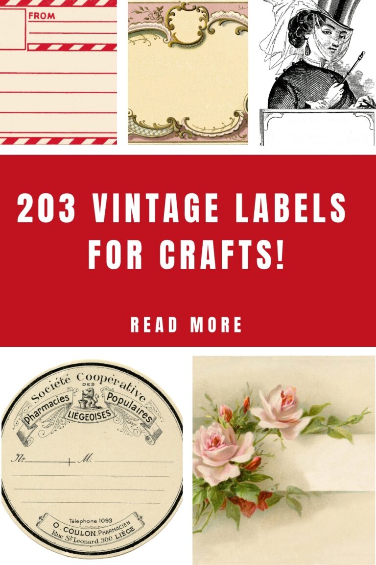 203 Vintage Blank Labels The Graphics Fairy