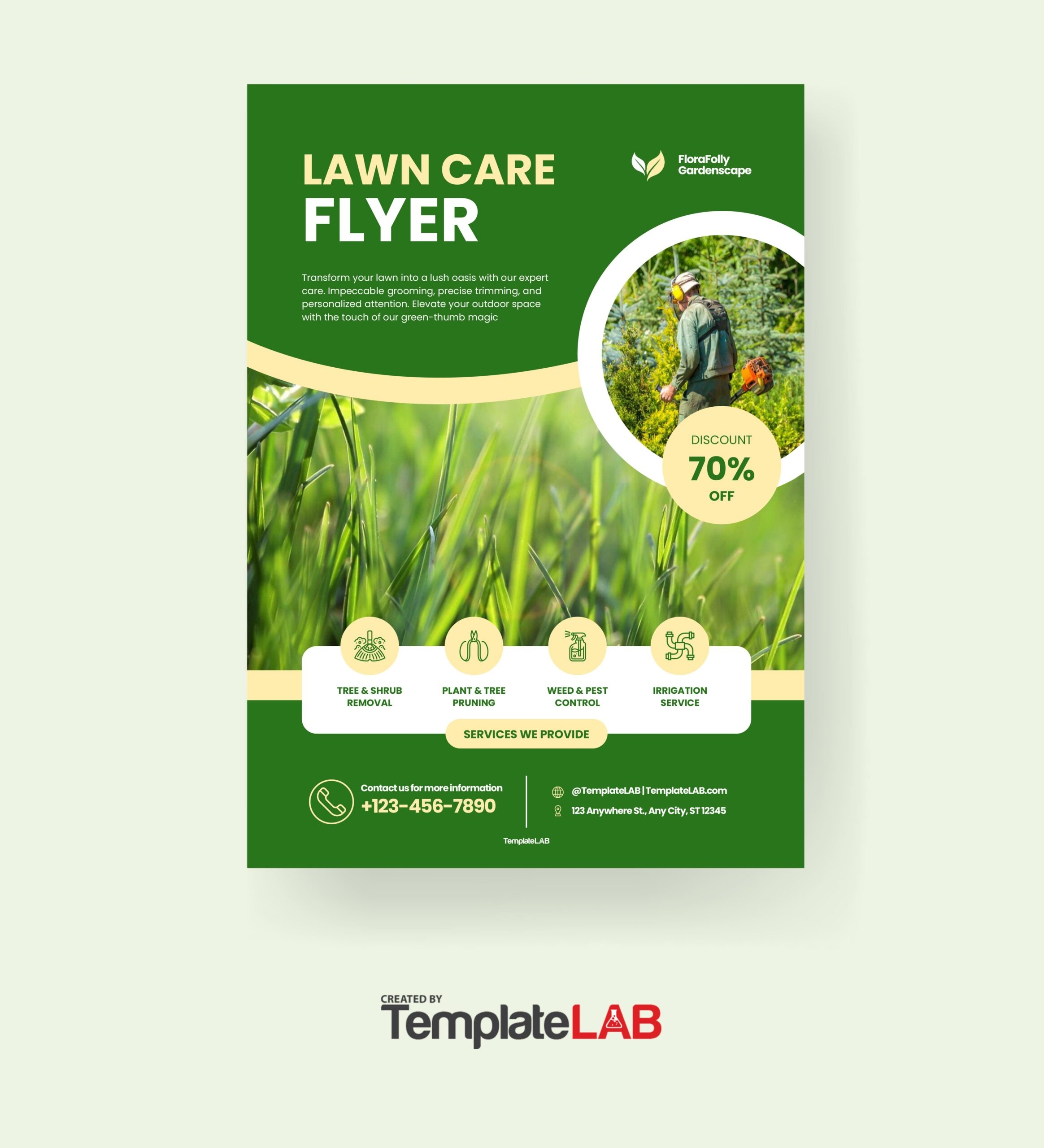 Printable Lawn Care Flyers Templates Free