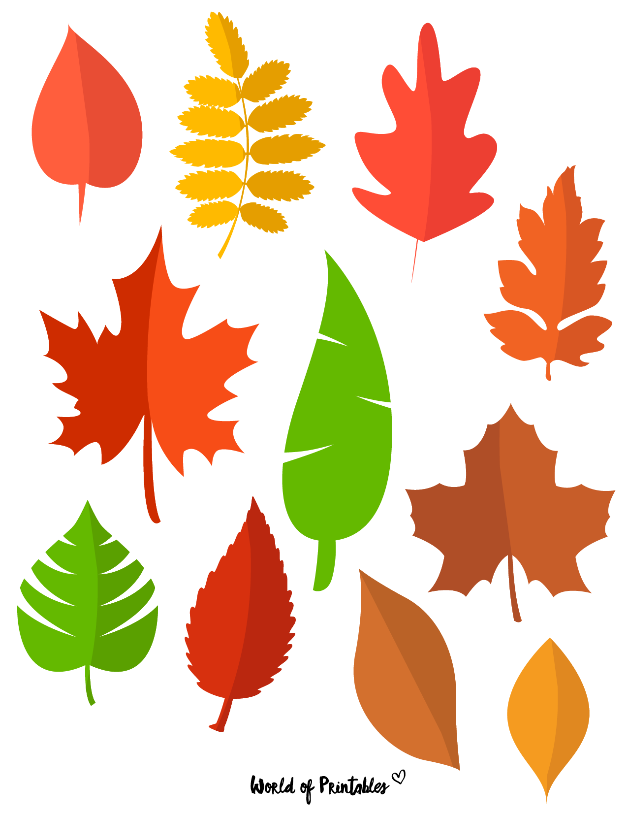 37 Printable Leaf Templates Outlines U0026 Shapes Free World Of Printables