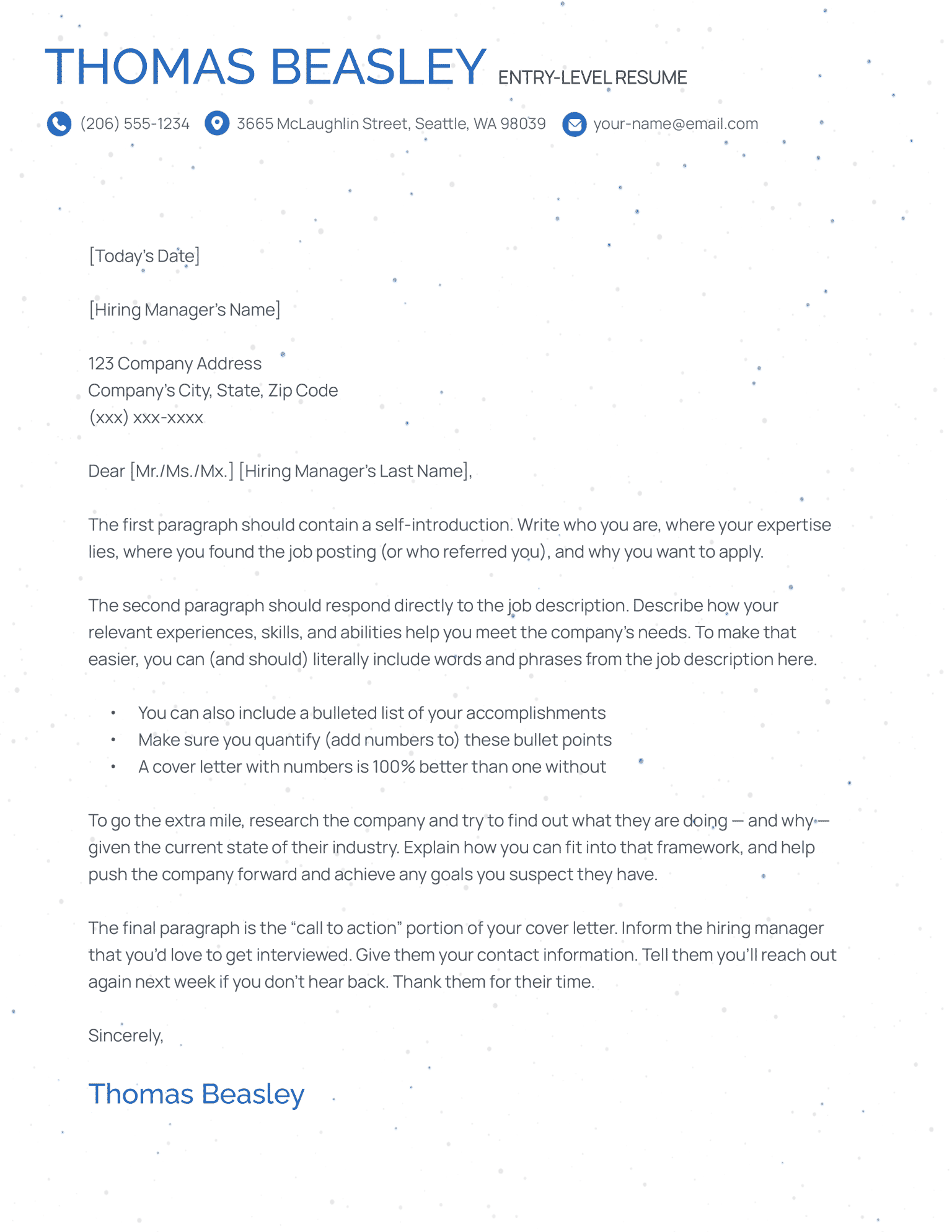 40 Basic Cover Letter Templates Free For Word U0026 G Docs