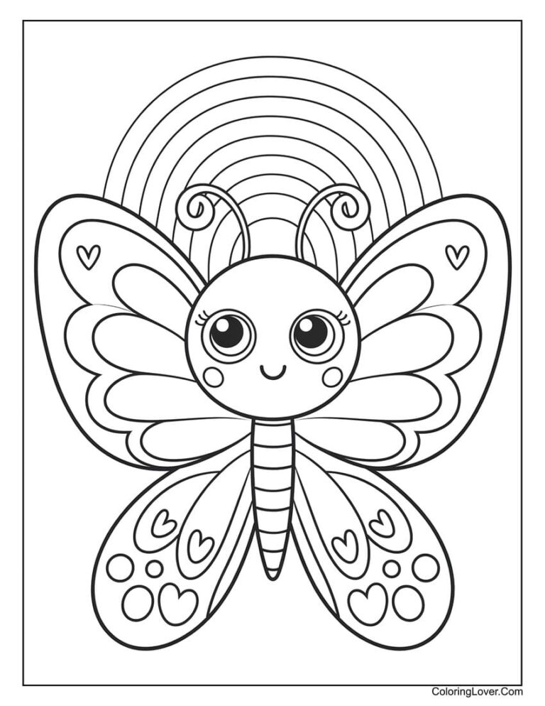 54 Butterfly Coloring Pages Free Printables For All Ages