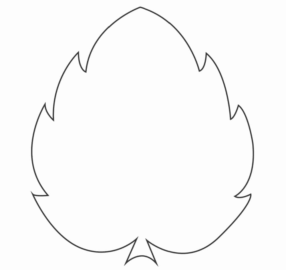 Leaves Template Printable Free