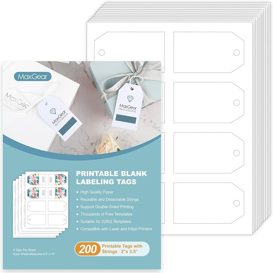 Amazon MaxGear 200 Price Tags With String Gift And Clothing 