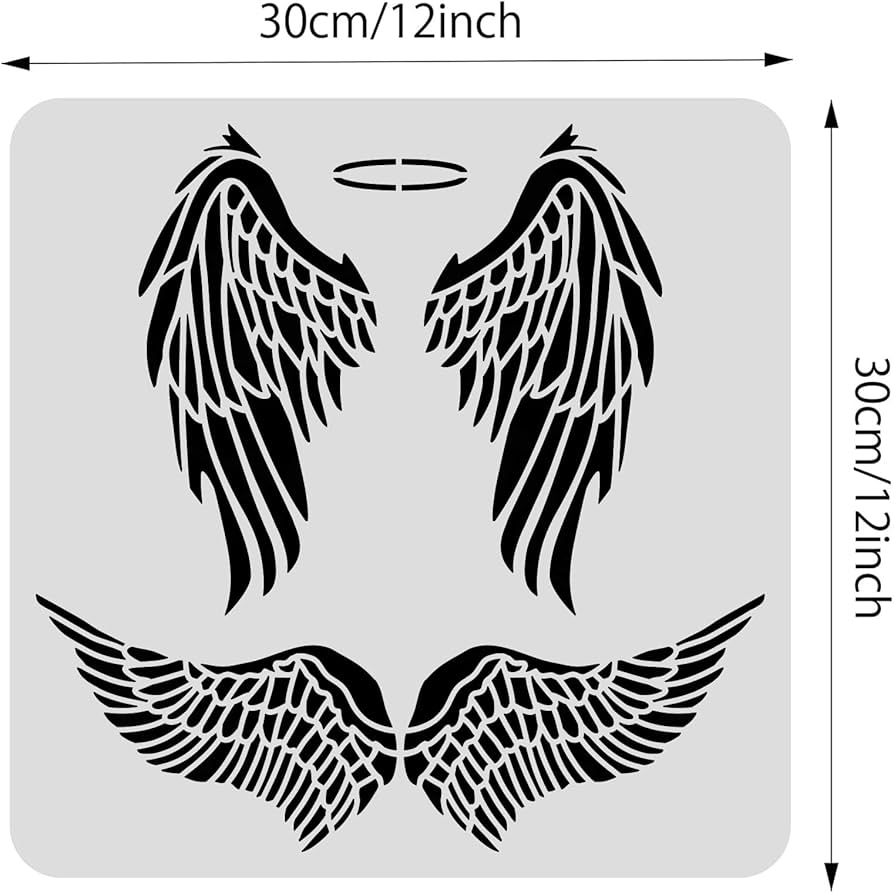 Angel Wings Template Free Printable