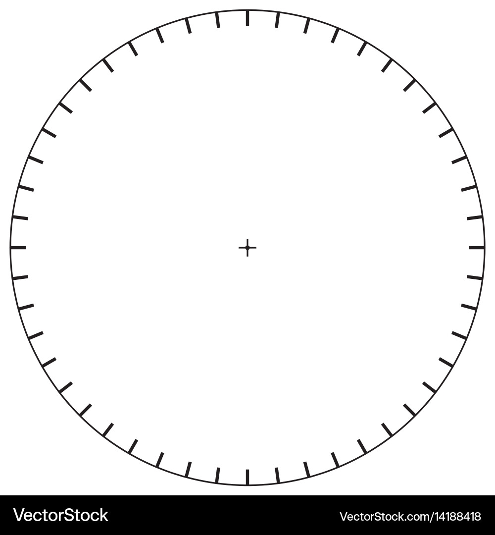 Blank Polar Graph Paper Protractor Pie Chart Vector Image Worksheets Library