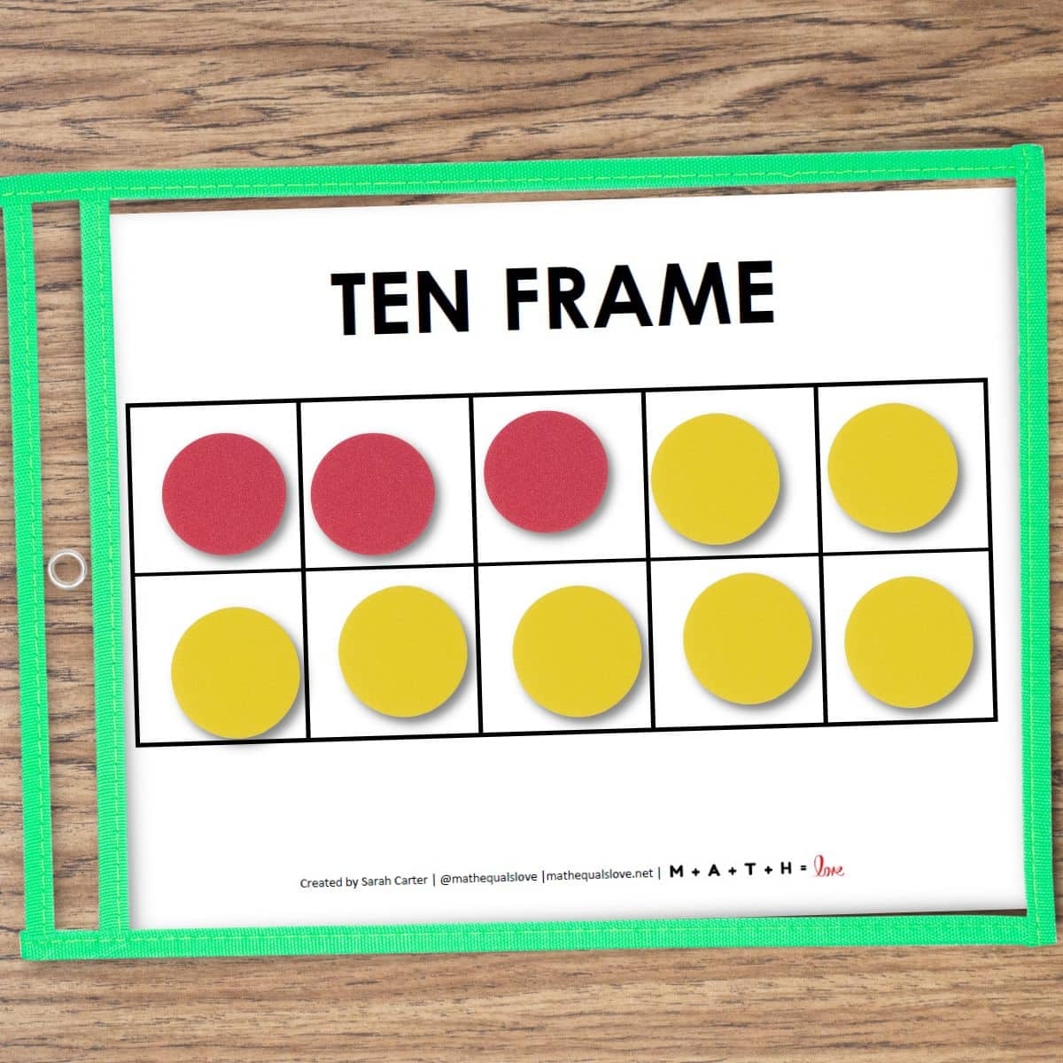 Ten Frame Template Free Printable
