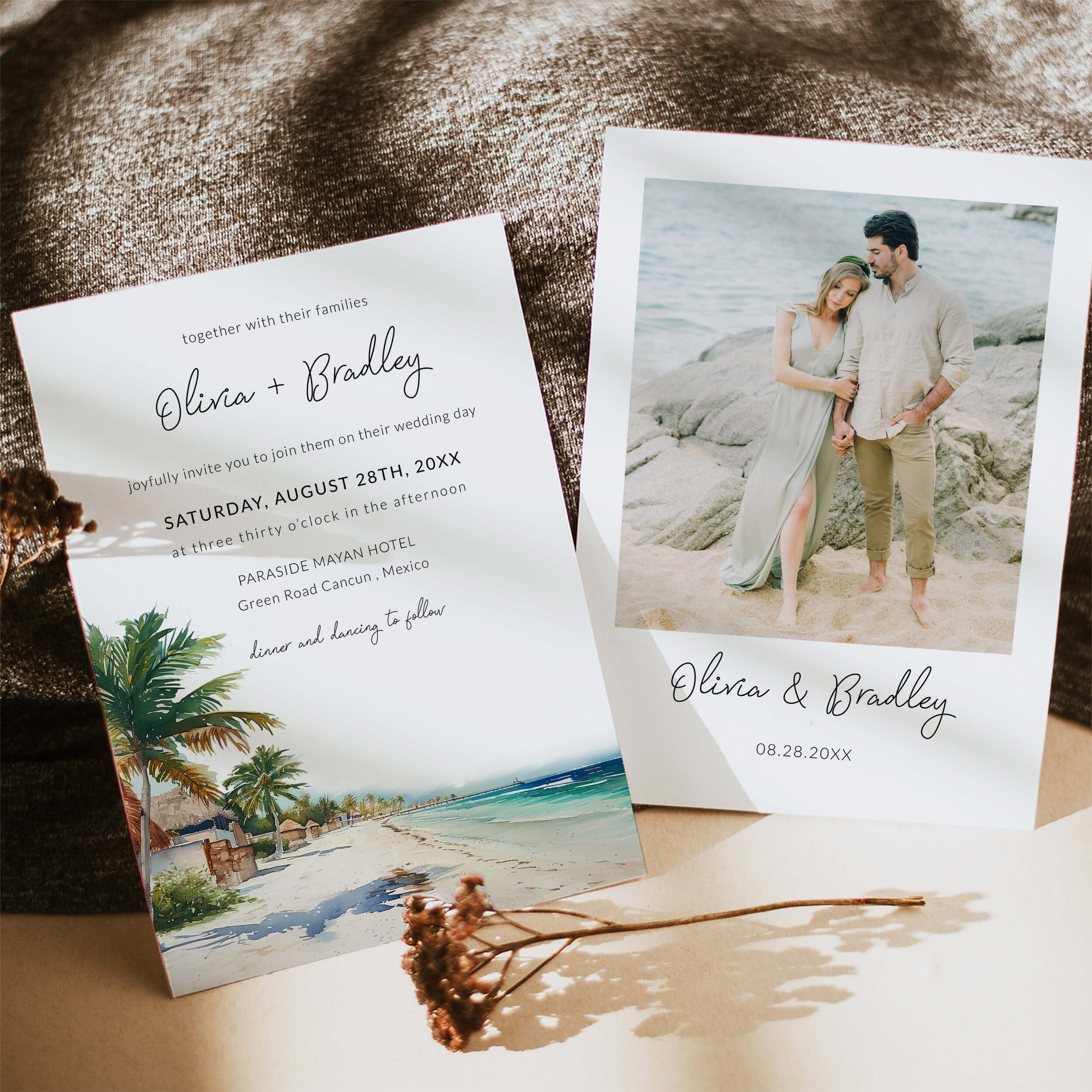 Free Printable Wedding Stationery Templates