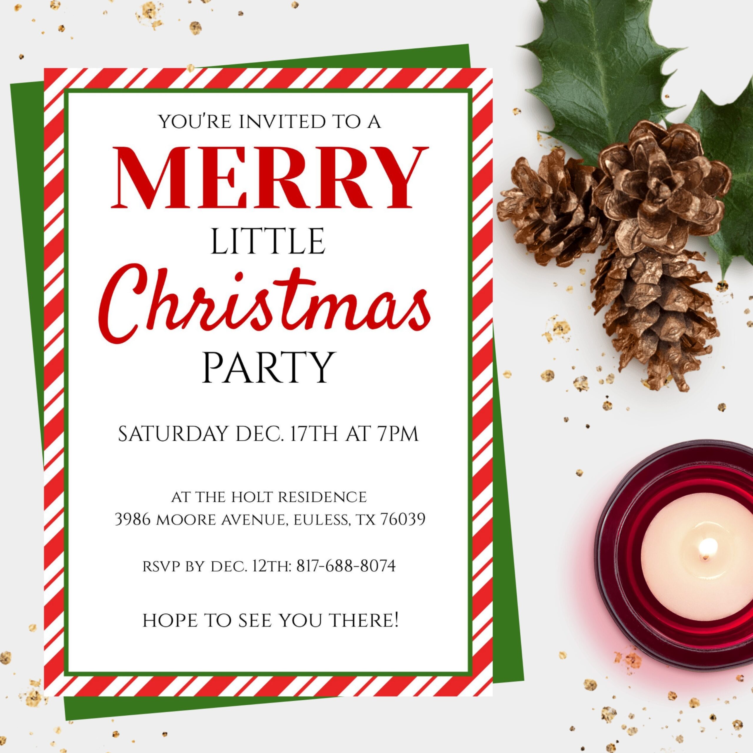 Christmas Party Invitation Template Instant Download Holiday Party Invite Printable Christmas Invitation Editable Christmas Invitation Etsy
