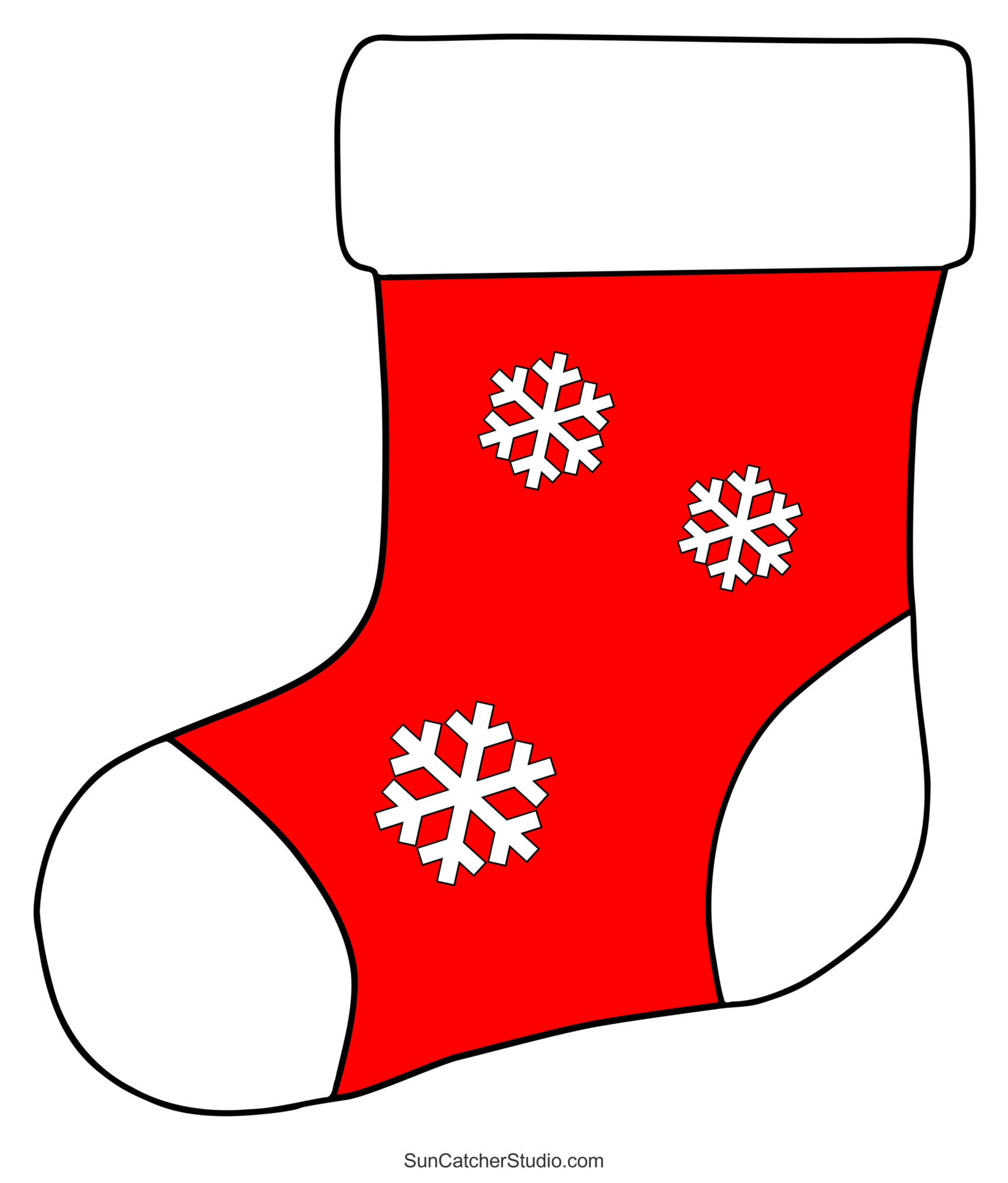 Christmas Stocking Patterns Printable Stencils U0026 Templates 