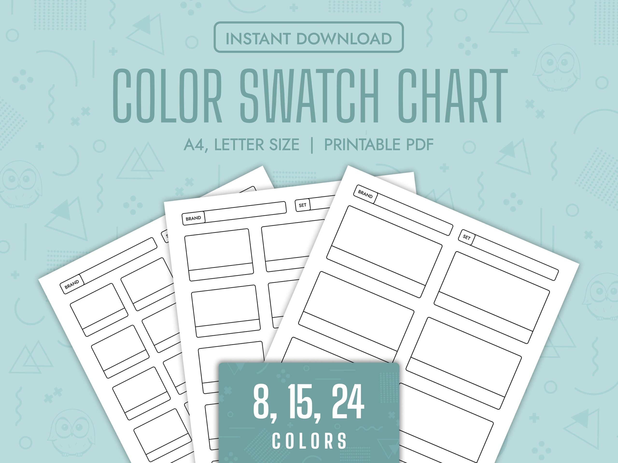 Colored Pencil Comparison Chart Etsy