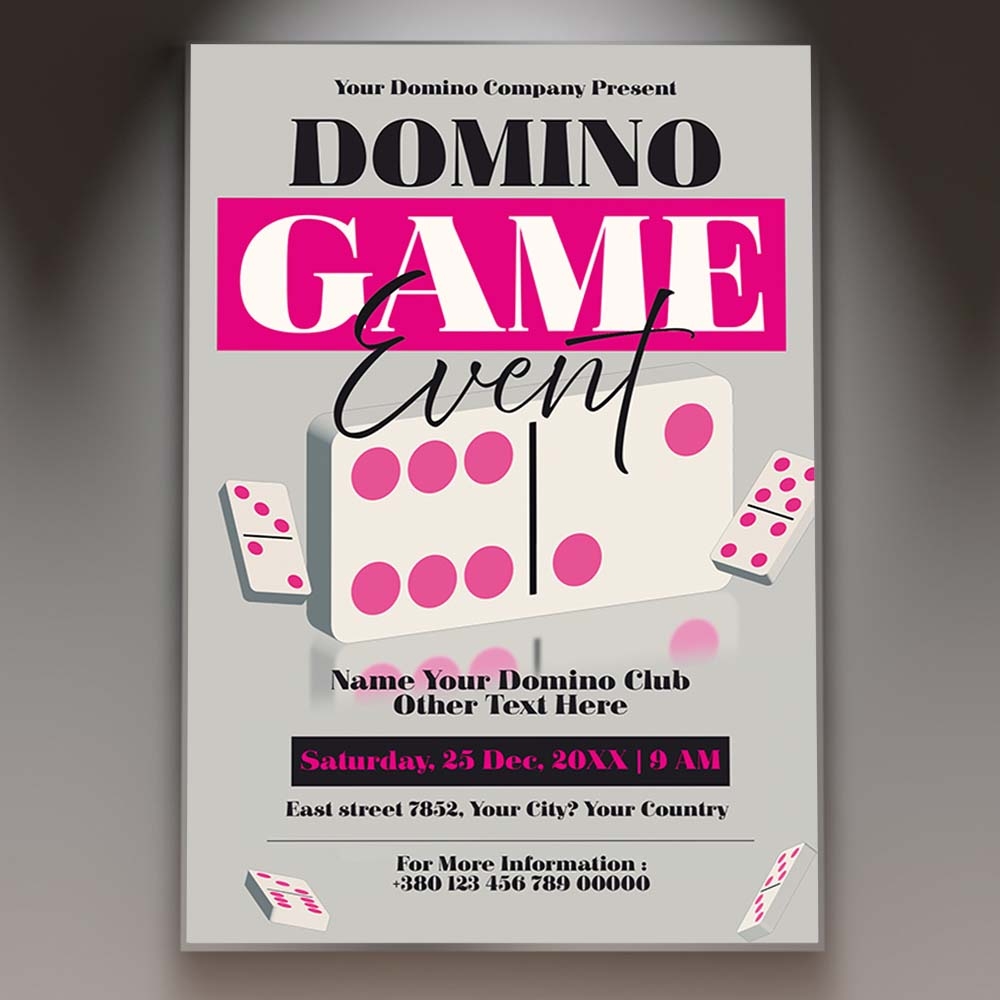 Domino Template Free Printable
