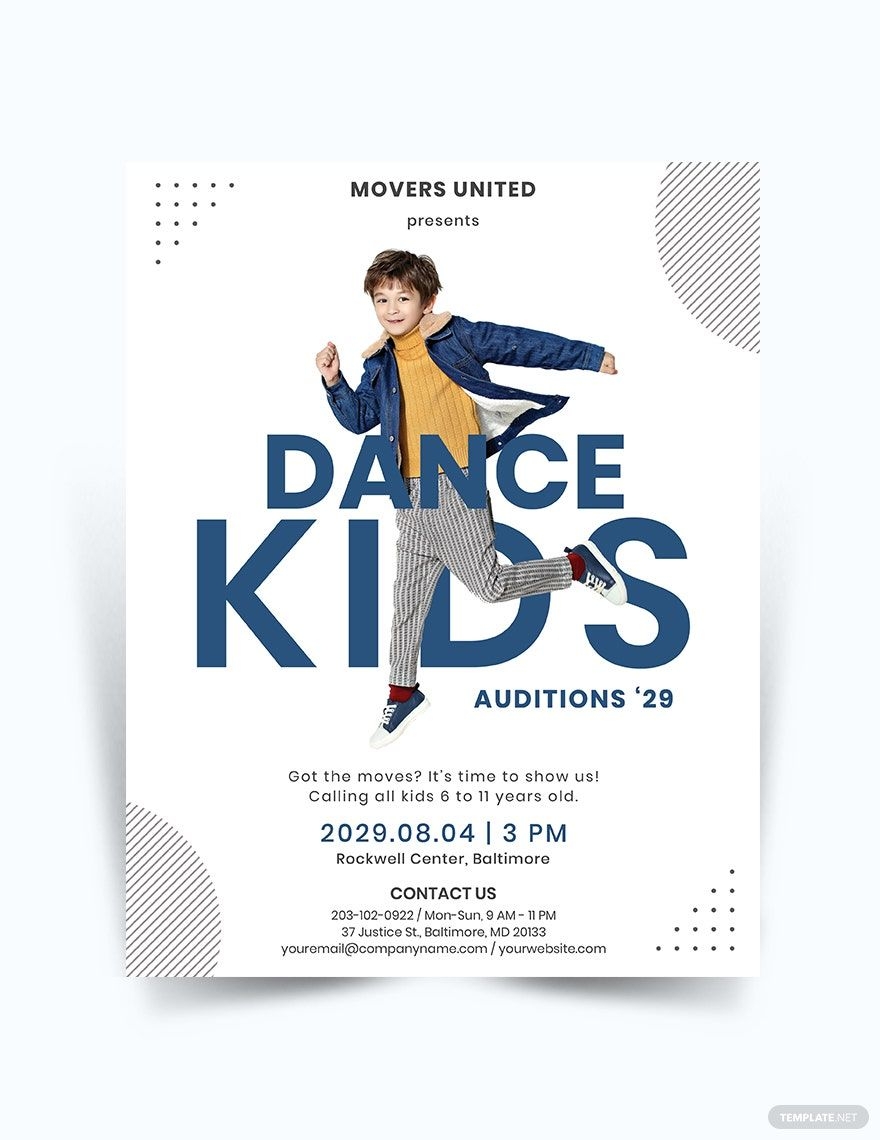 Free Printable Dance Flyer Templates Word