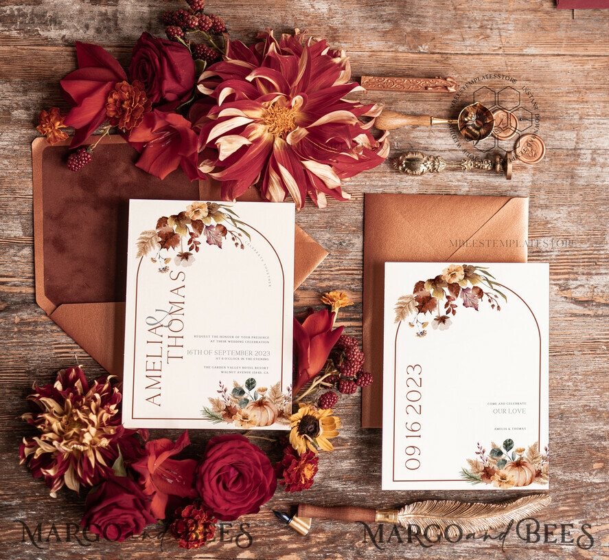 Free Printable Rustic Wedding Invitation Templates