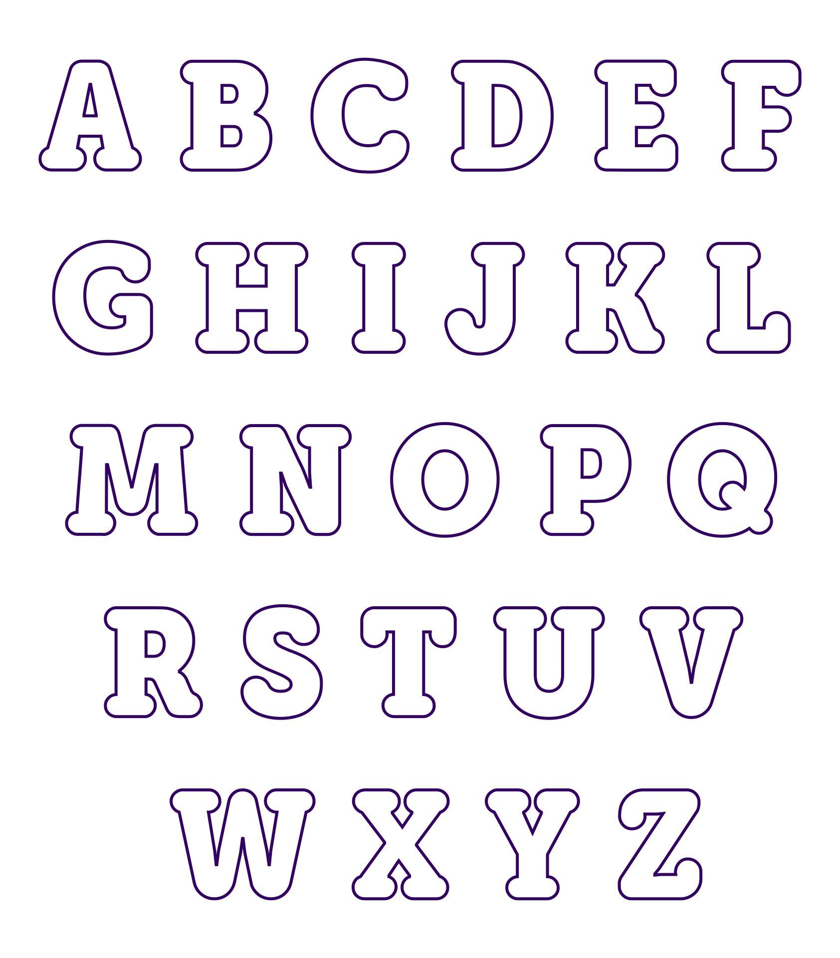 Forever Friends FREE Alphabet Templates Worksheets Library