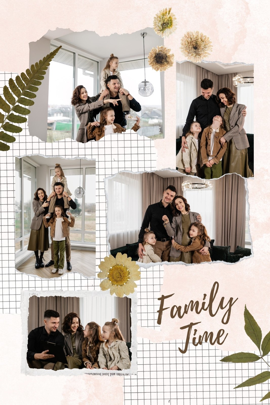 Free And Customizable Family Photo Collage Templates Canva