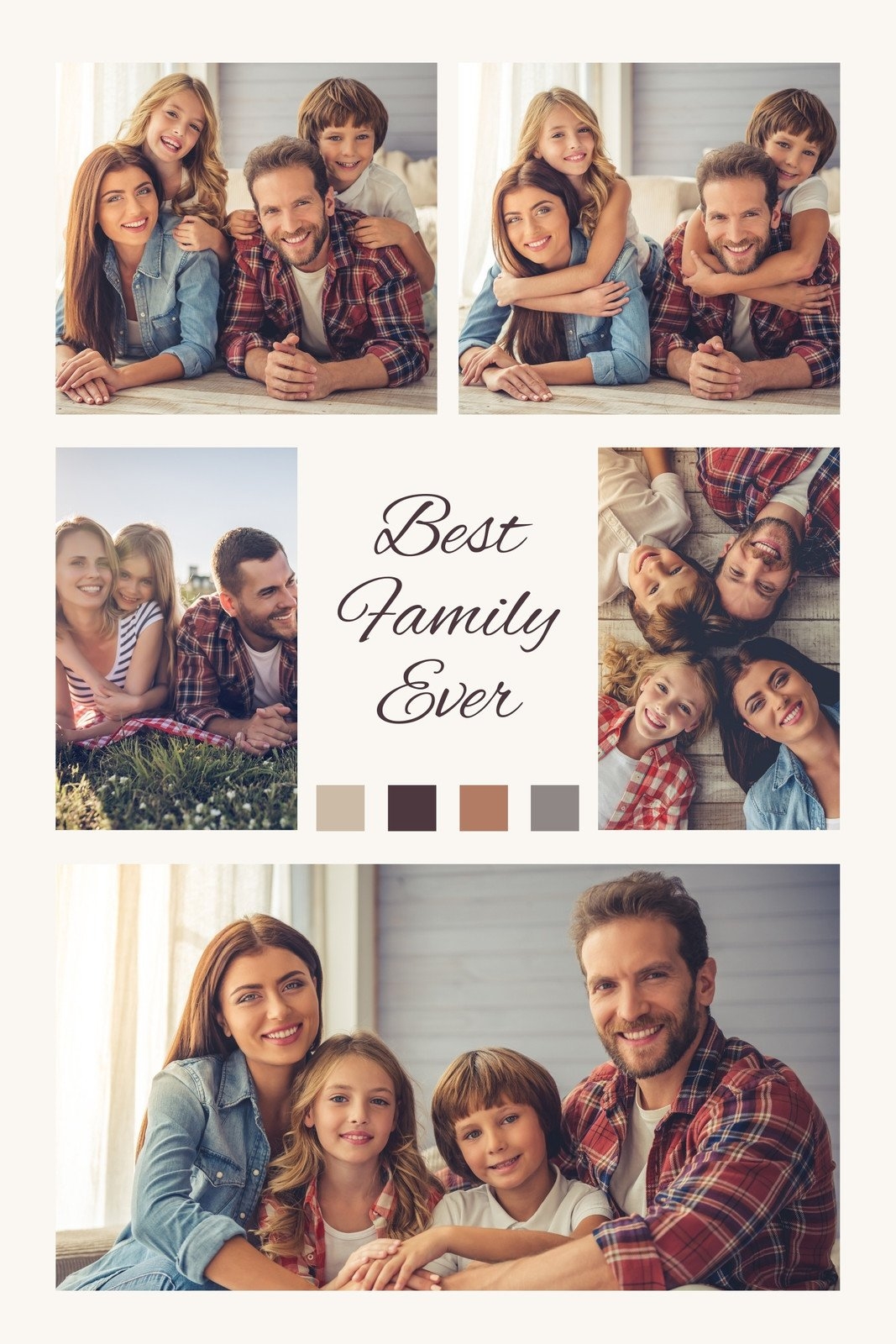 Free And Customizable Family Photo Collage Templates Canva