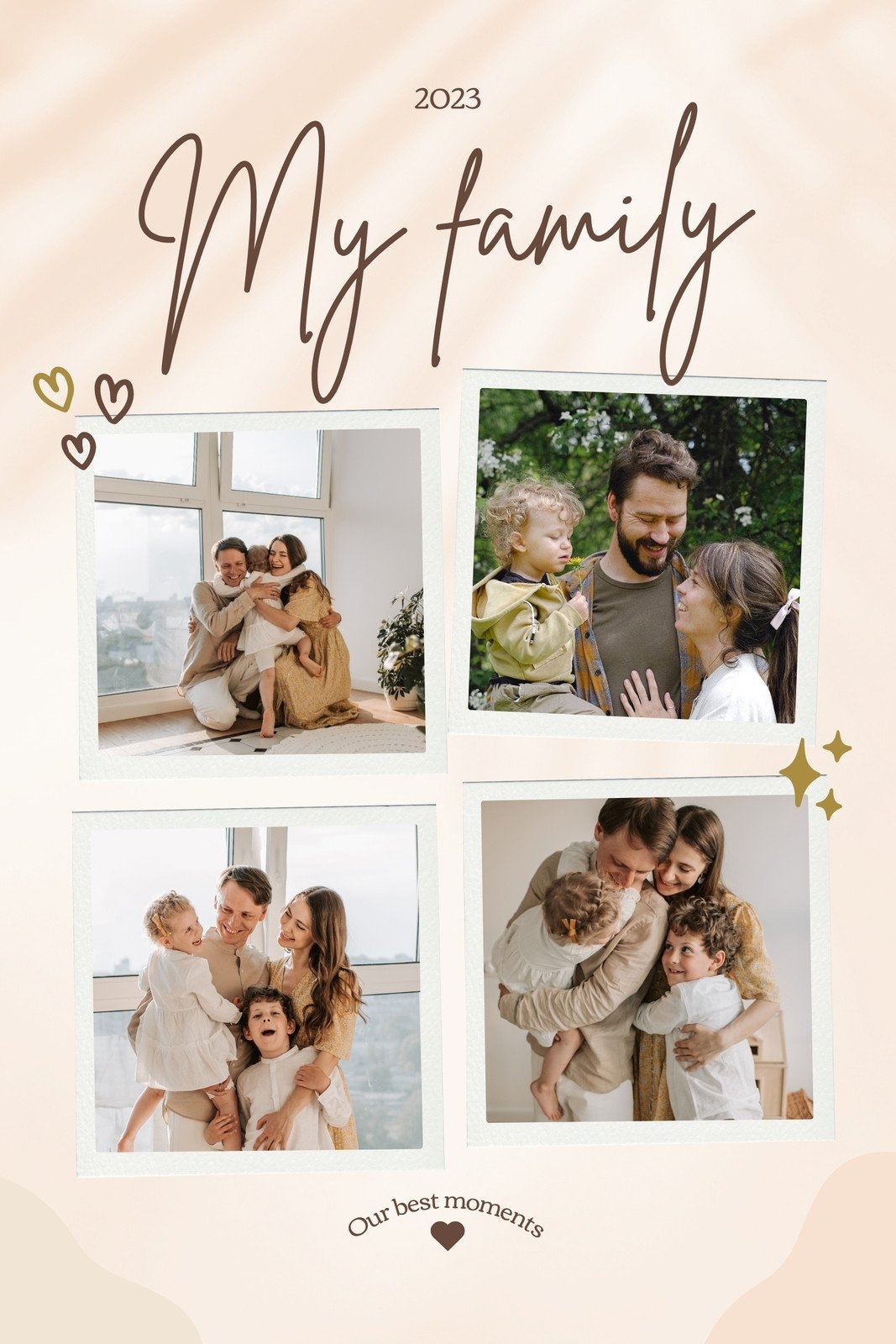 Free And Customizable Family Photo Collage Templates Canva