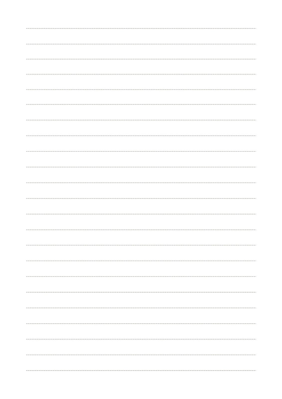 Printable Writing Templates Free