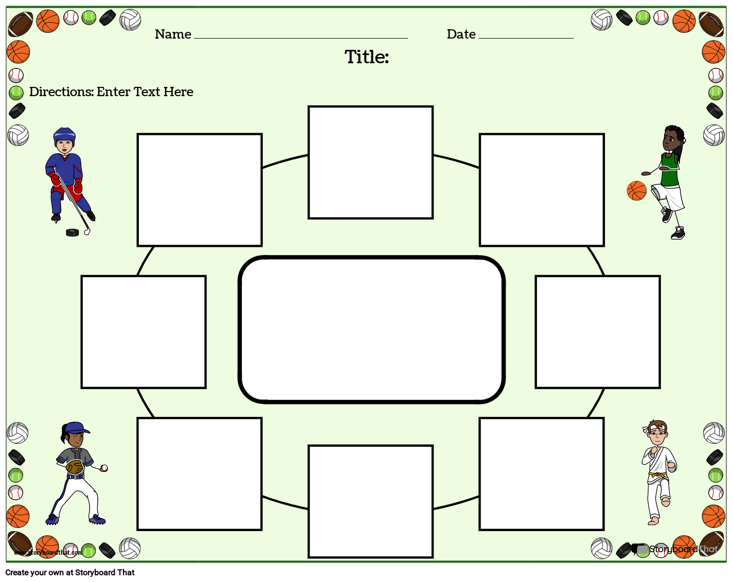 Free Printable Percent Circle Template