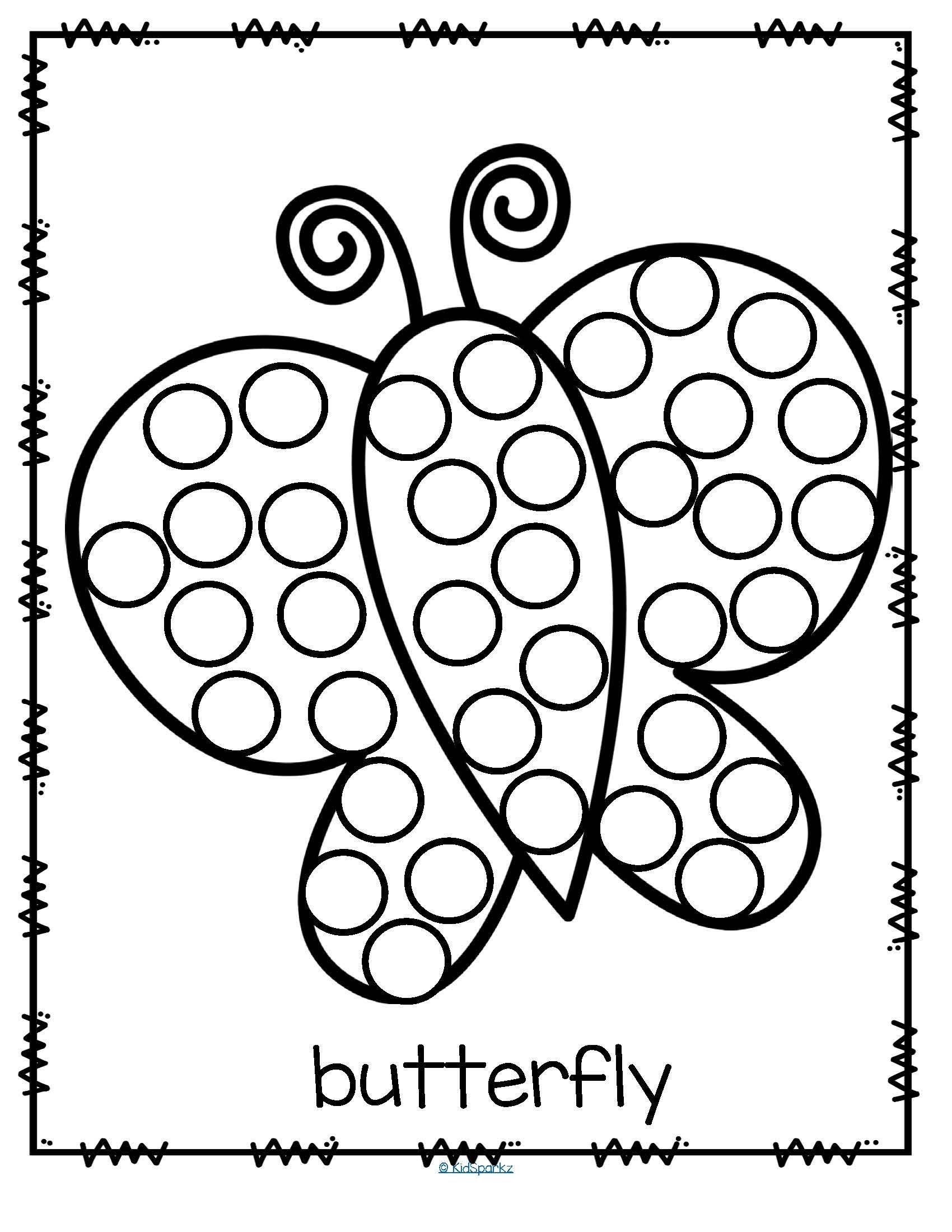 Free Printable Dot Painting Templates