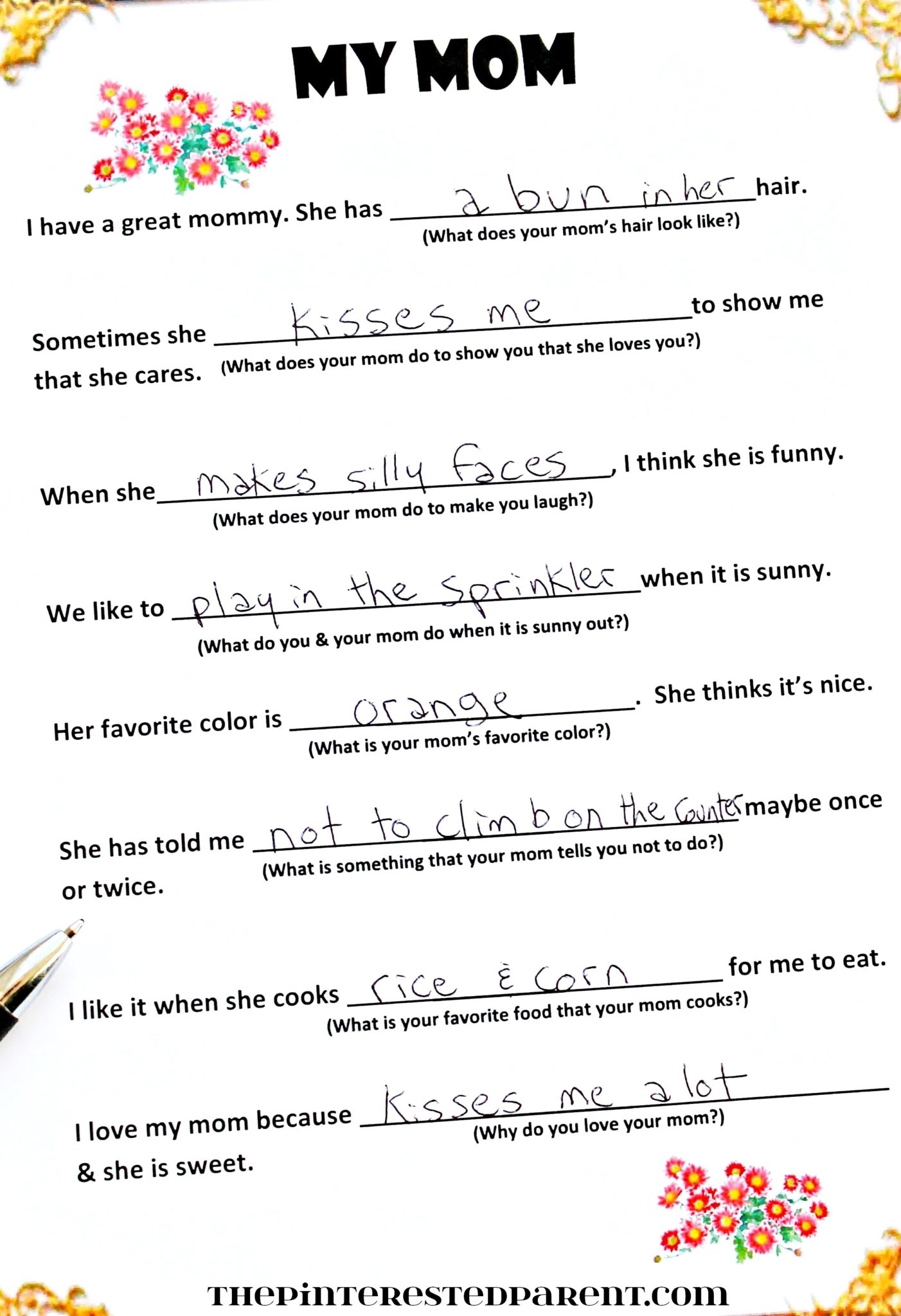 Printable Blank Poem Template