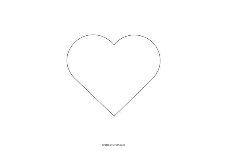 Free Heart Templates Of Different Sizes Free Printable Craft Corner DIY