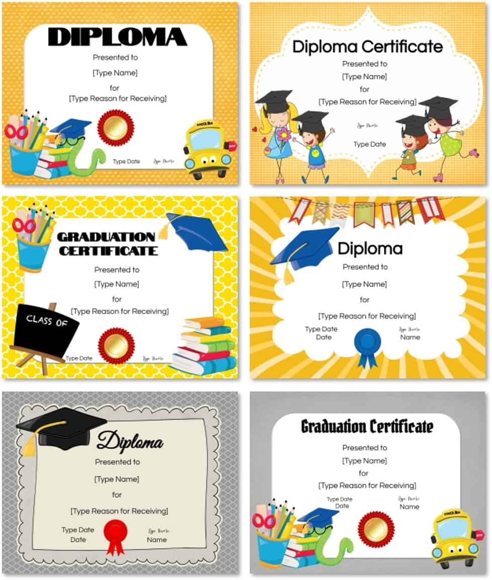 Free Preschool Diploma Printable