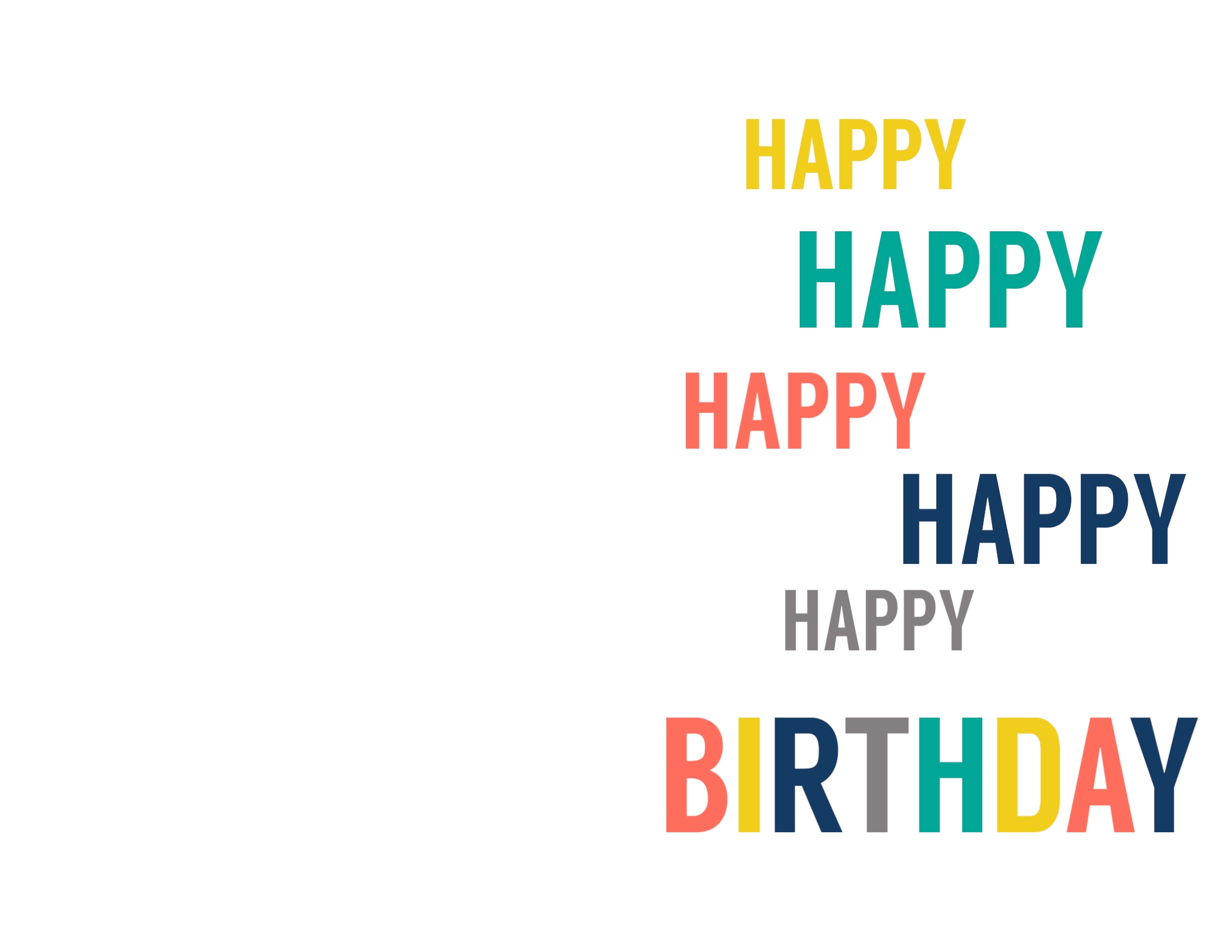 Free Printable Birthday Card Template