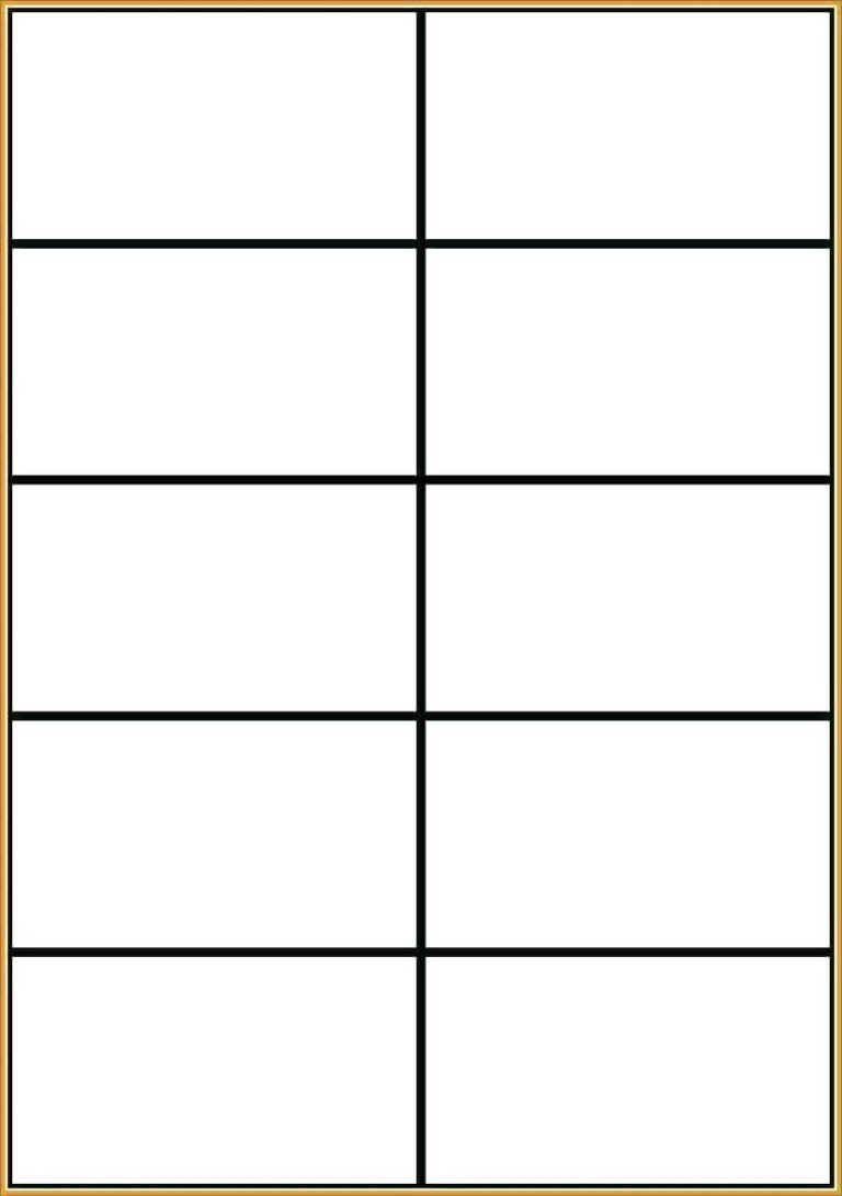 Free Printable Business Card Templates Microsoft Word