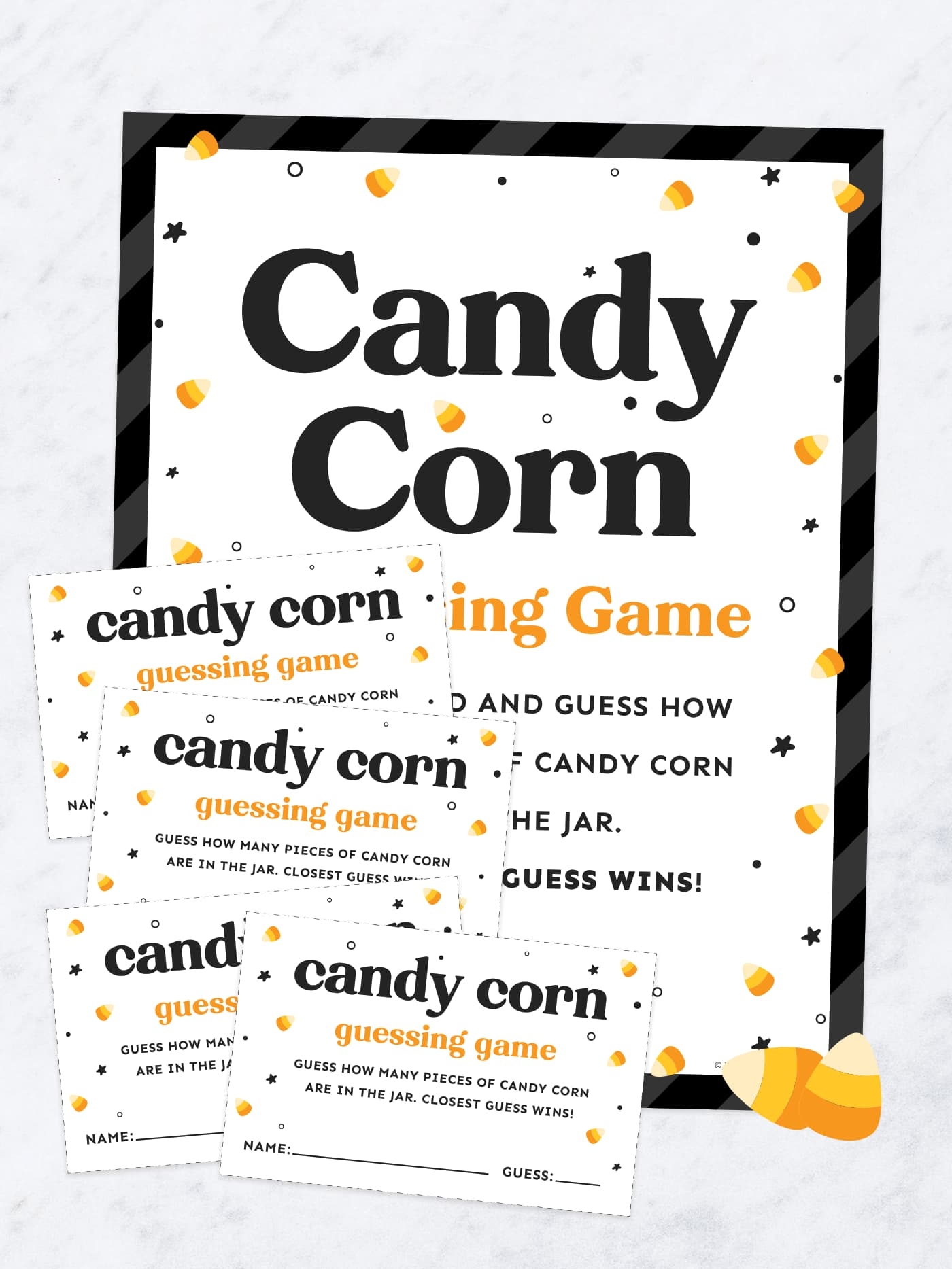 Free Printable Candy Corn Template Pdf
