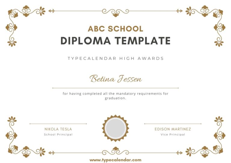 Free Printable Fake U0026 Real Diploma Templates PDF Word College