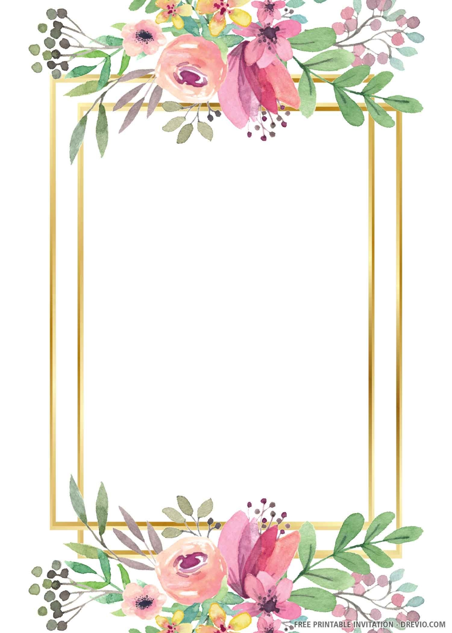 Free Invitation Template Printable