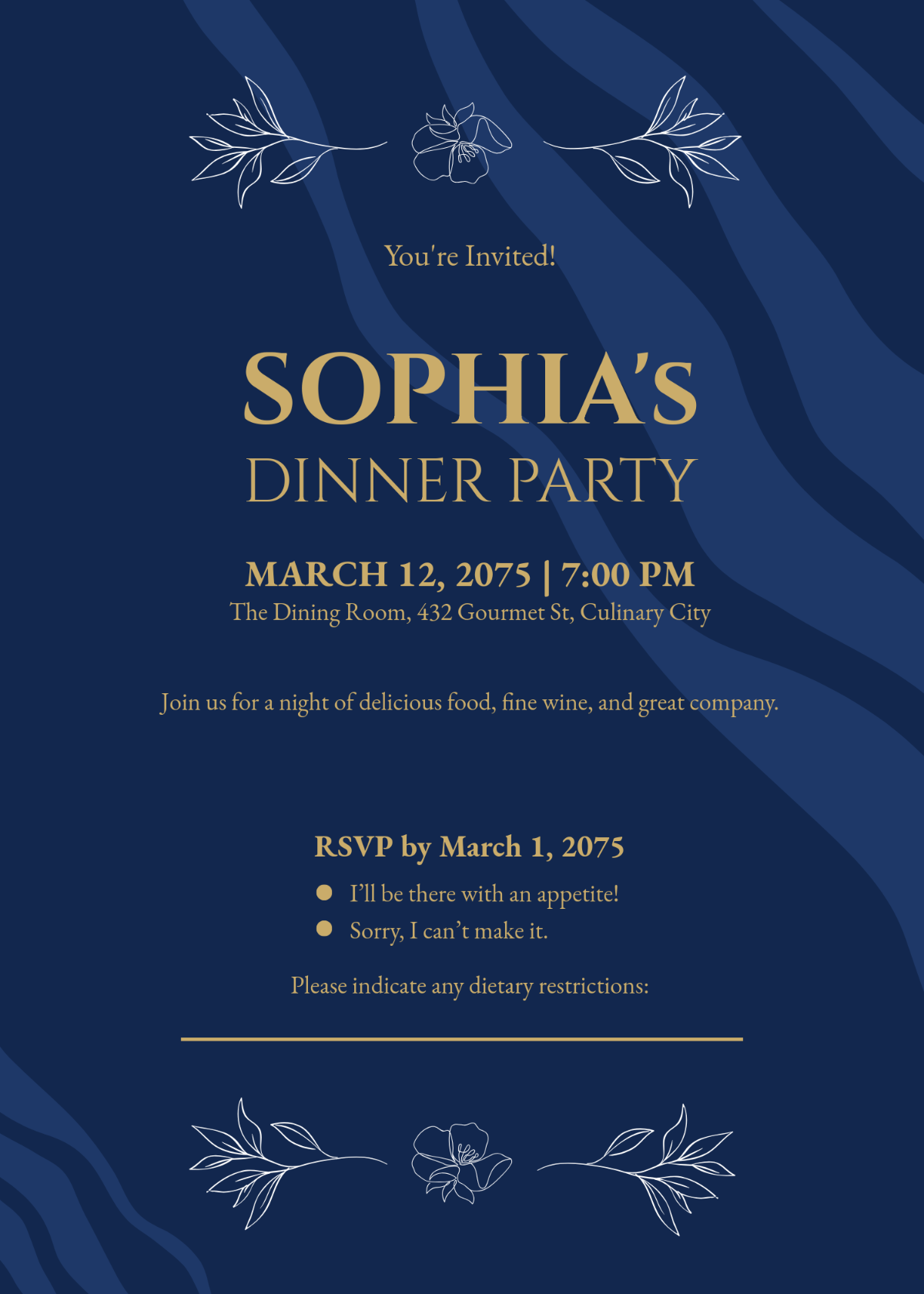 Downloadable Free Printable Rsvp Template