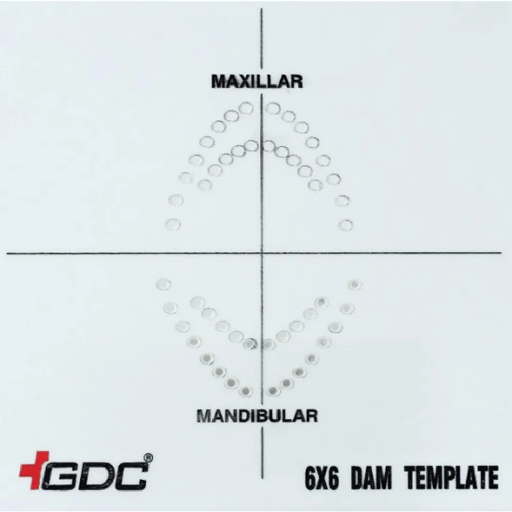 GDC Rubber Dam Template 6x6 Rdt Online At Best Price Dentalkart