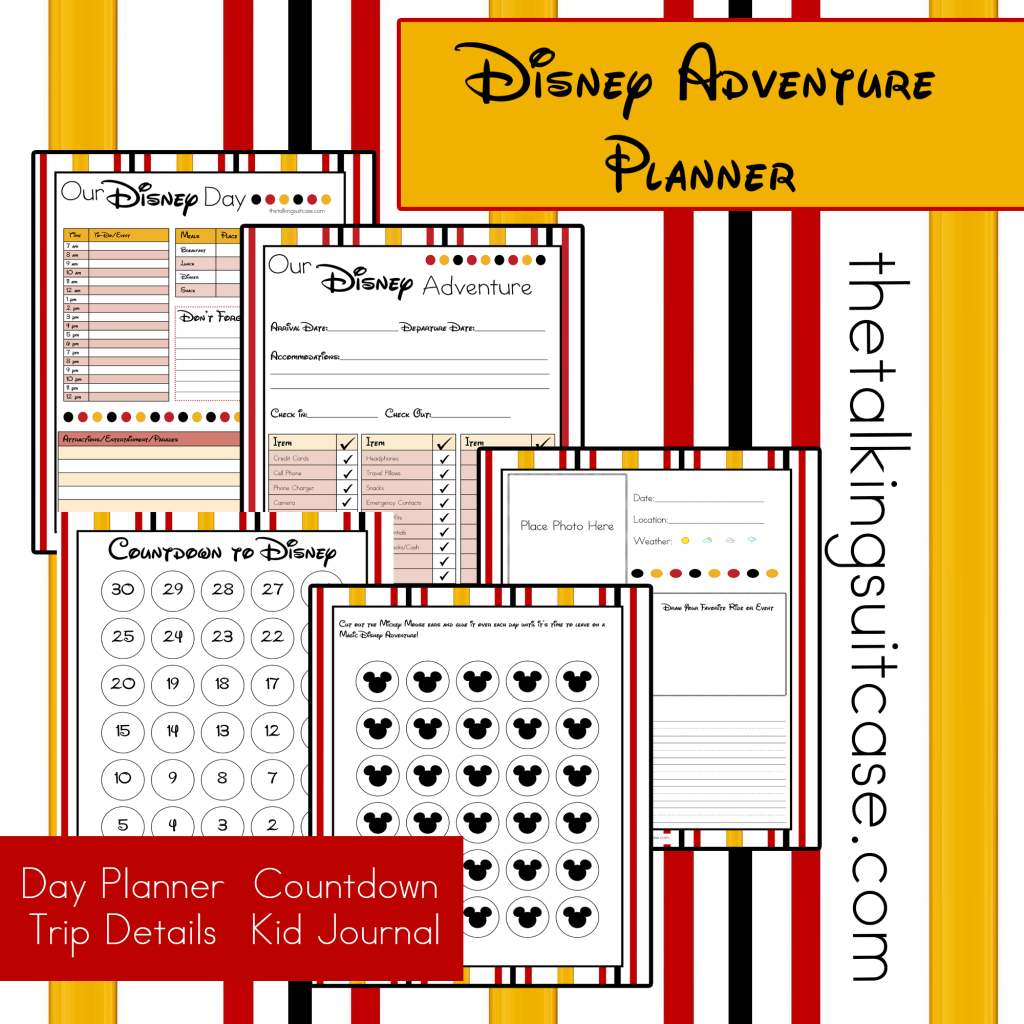 Get Ready For Your Disney Vacation Free Printable Disney 
