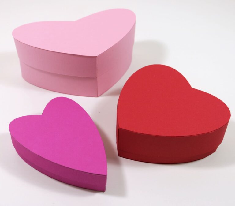 Heart Shaped Box Templatemaker