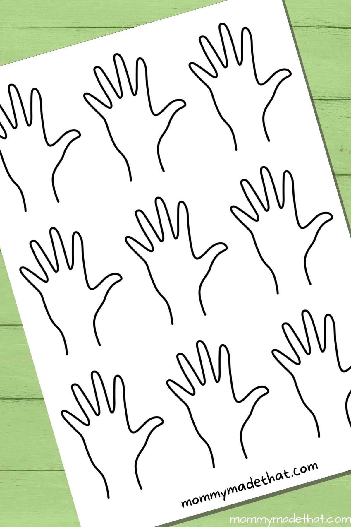 Free Printable Hand Templates