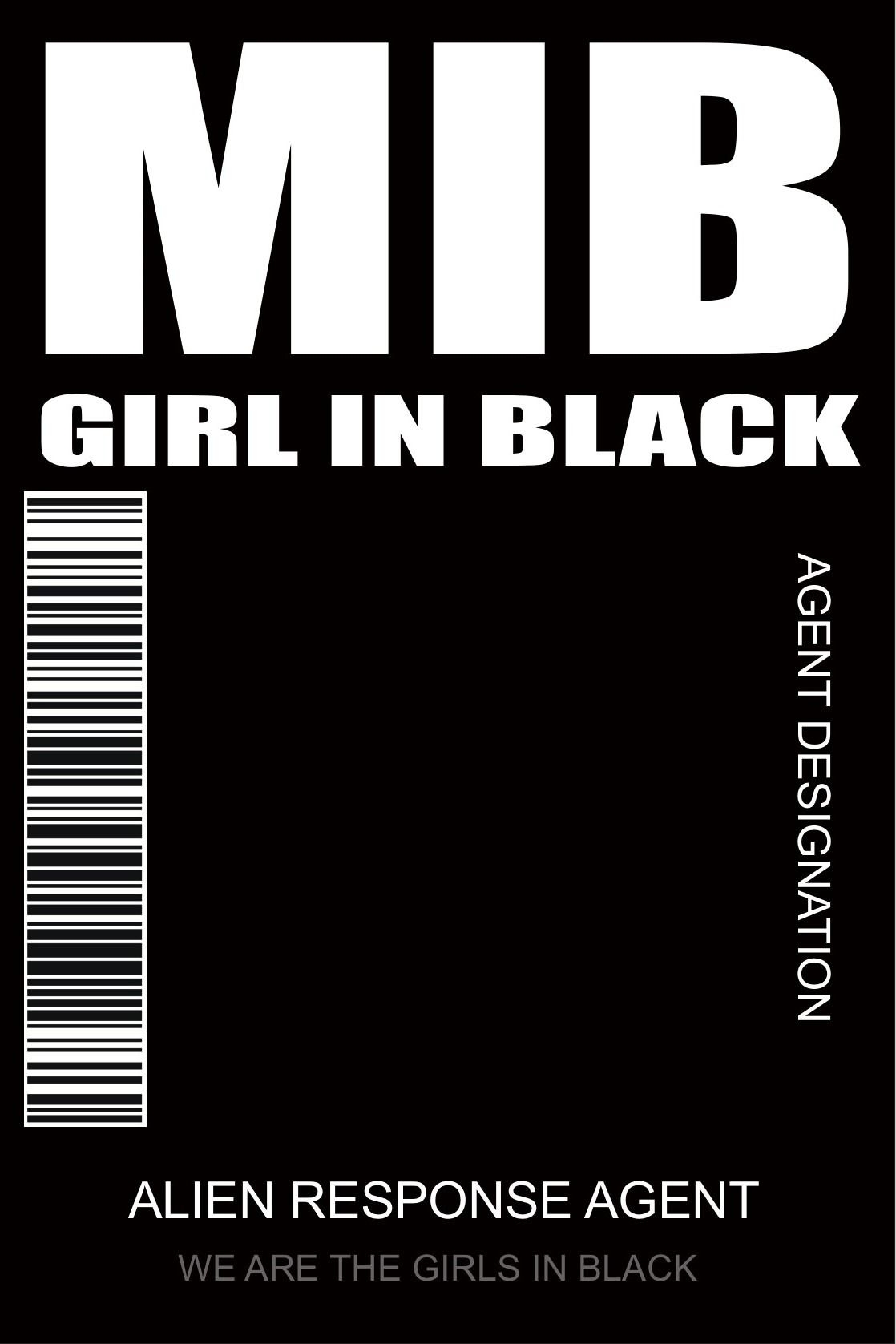 Men In Black Name Tag