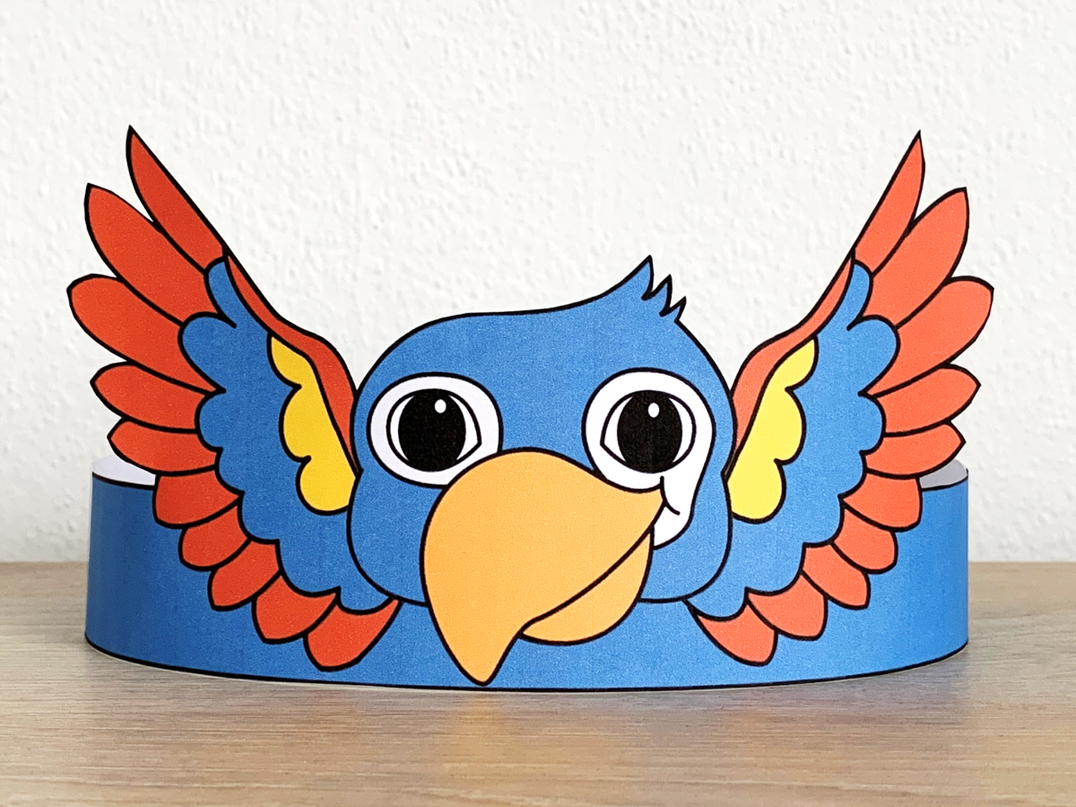 Free Printable Parrot Template