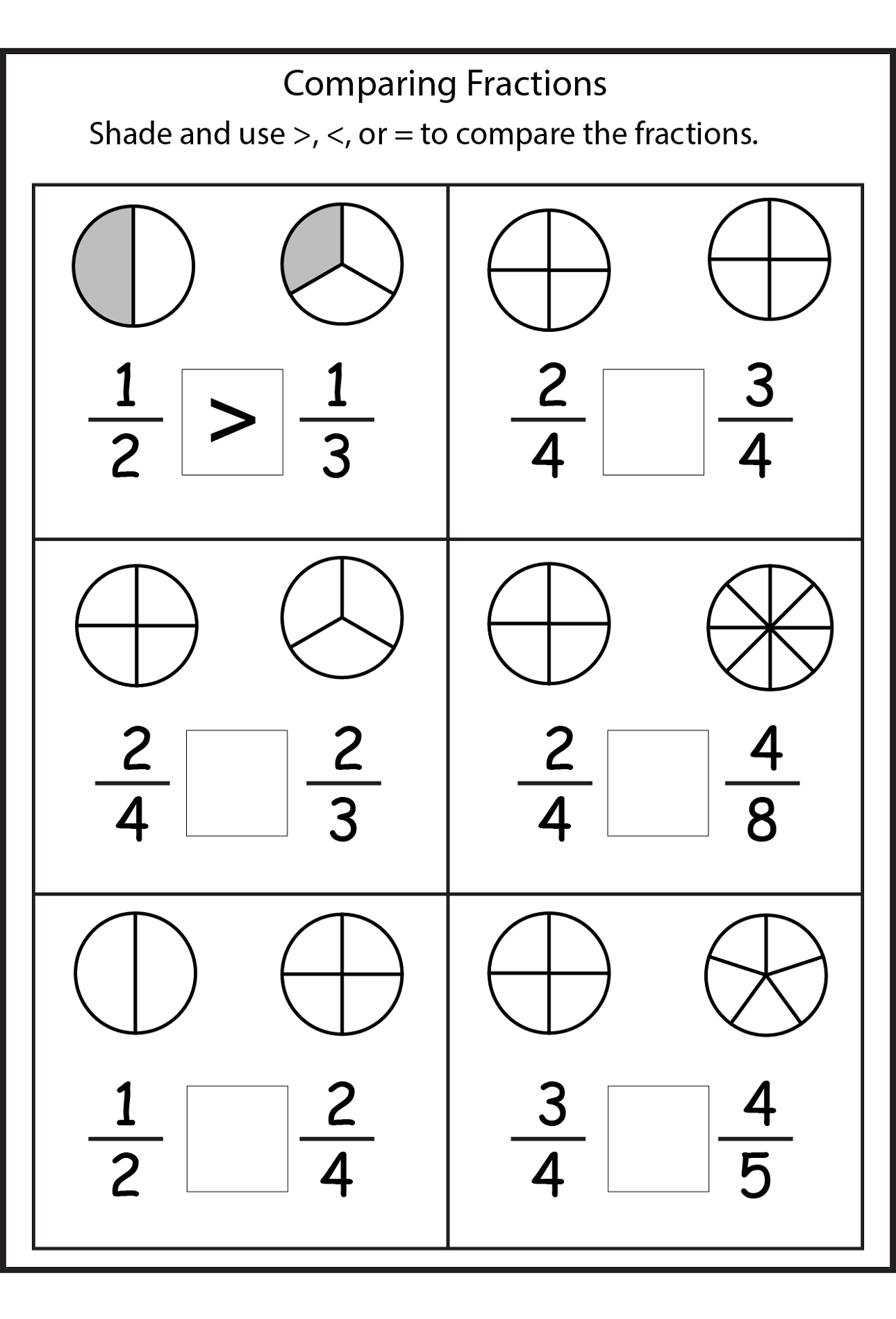 Percent Circle Templates Printable Activity Shelter