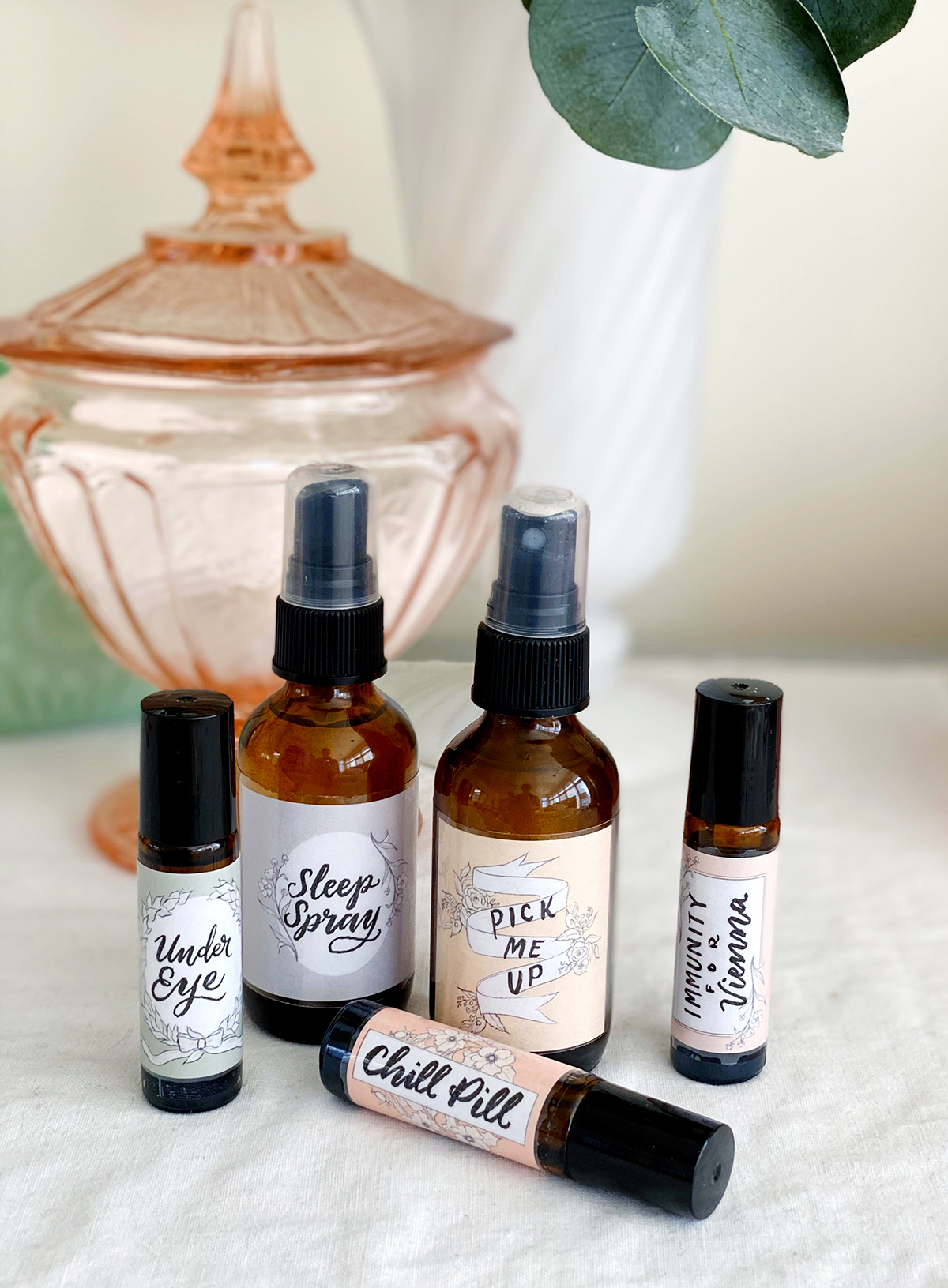 Printable Free Roller Bottle Label Template