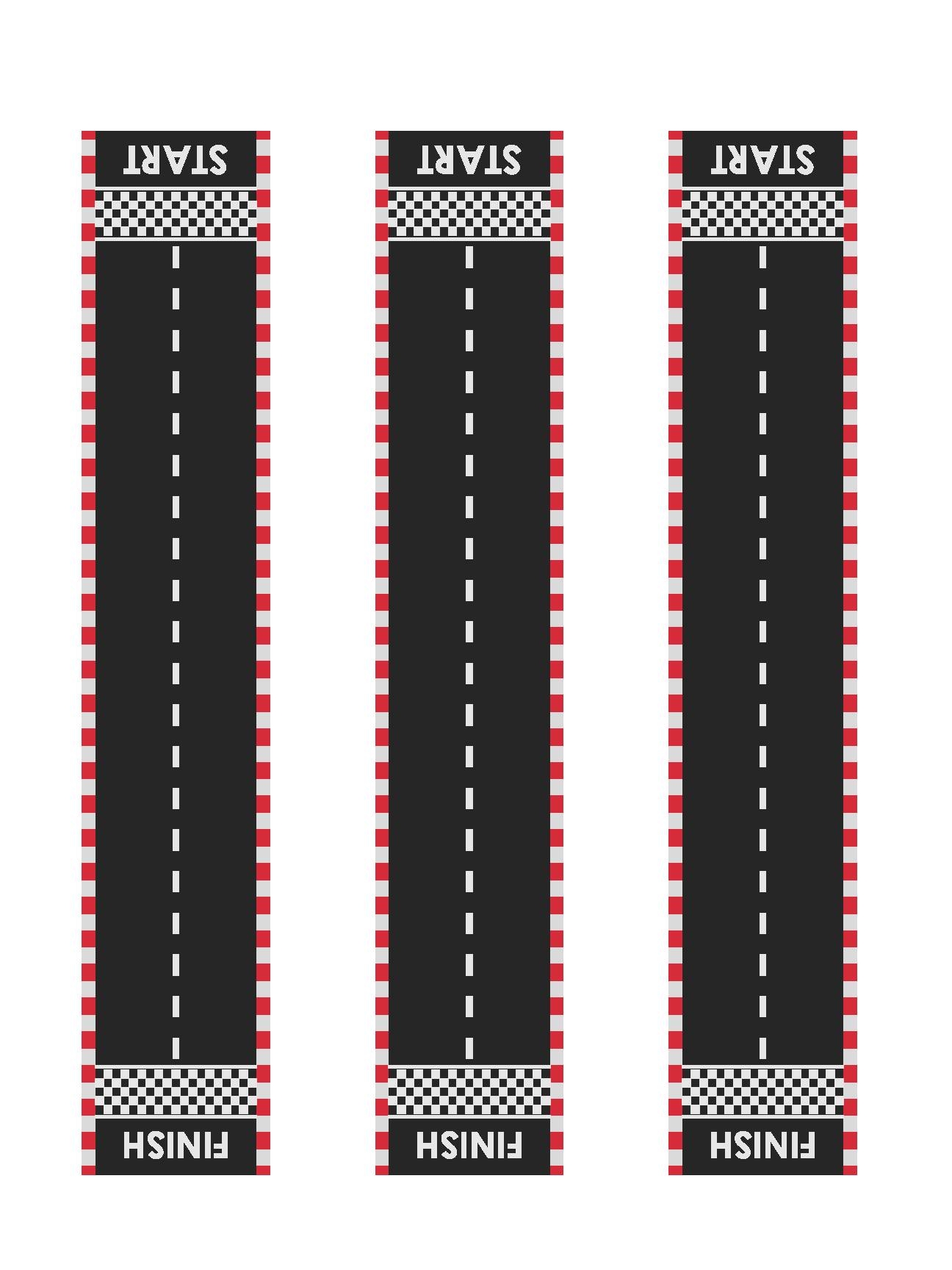 Race Track Tracing A Printable Tracing Activity For Kids Classful