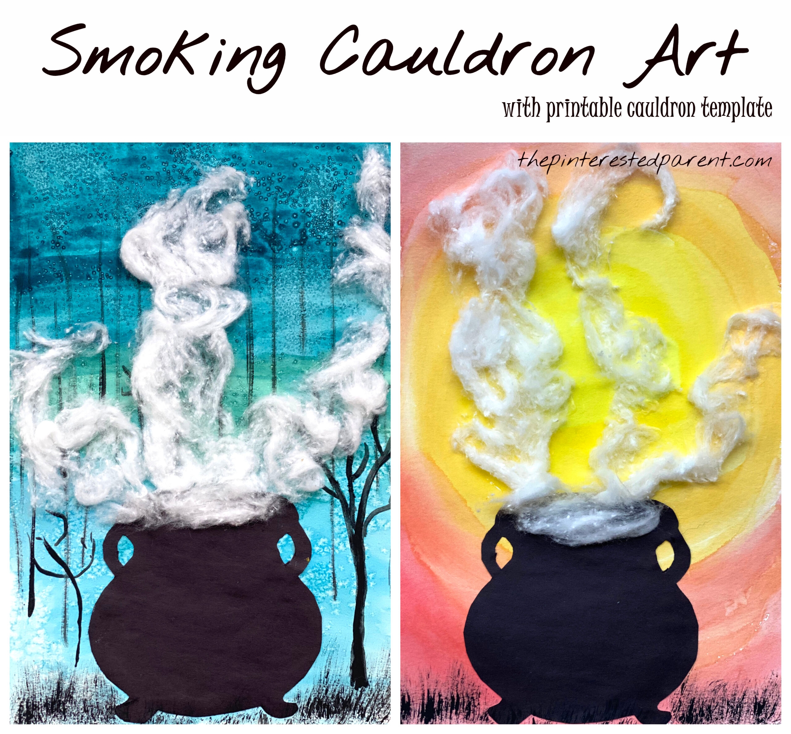 Smoky Witch Cauldrons The Pinterested Parent