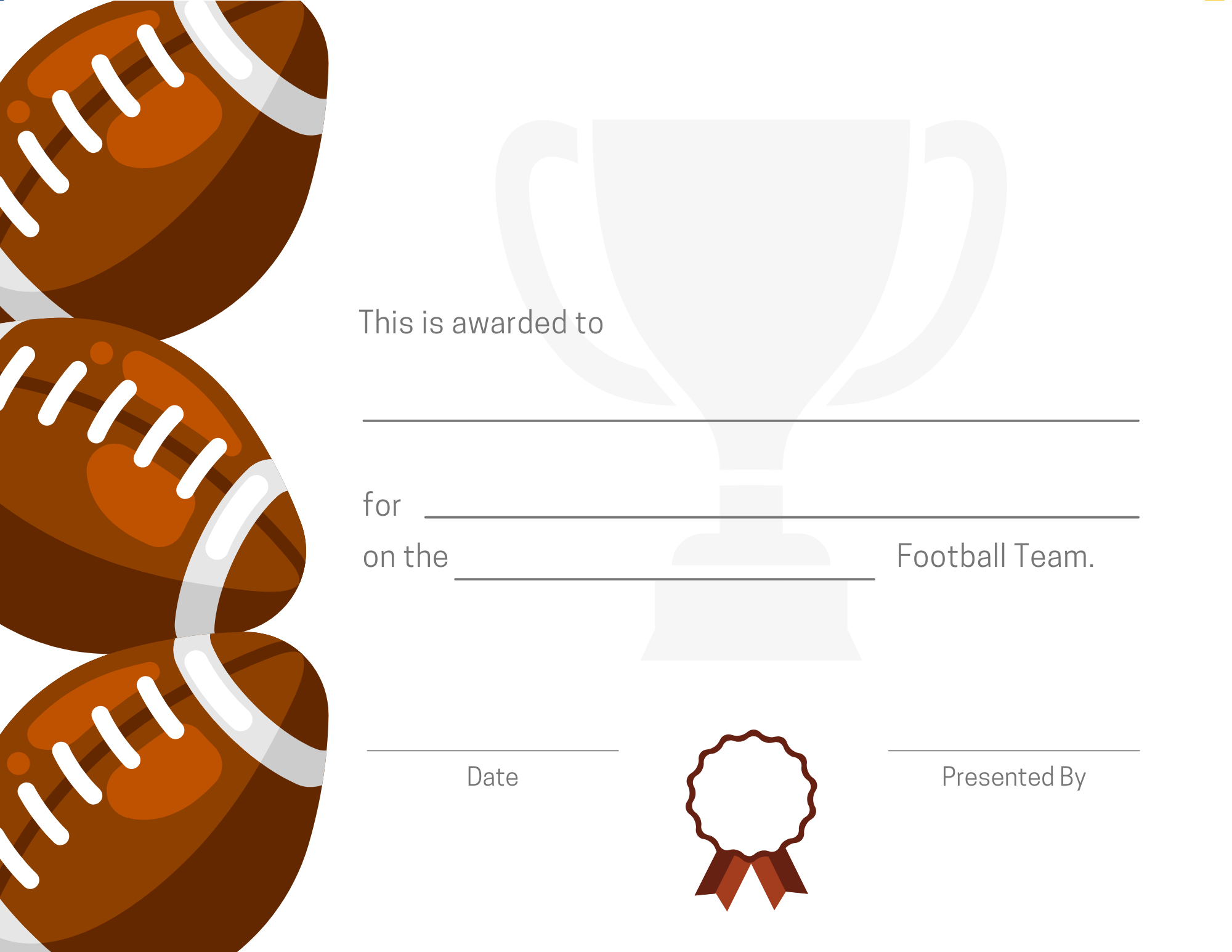 Sports Award Certificates Free And Customizable Designs SignUp Worksheets Library