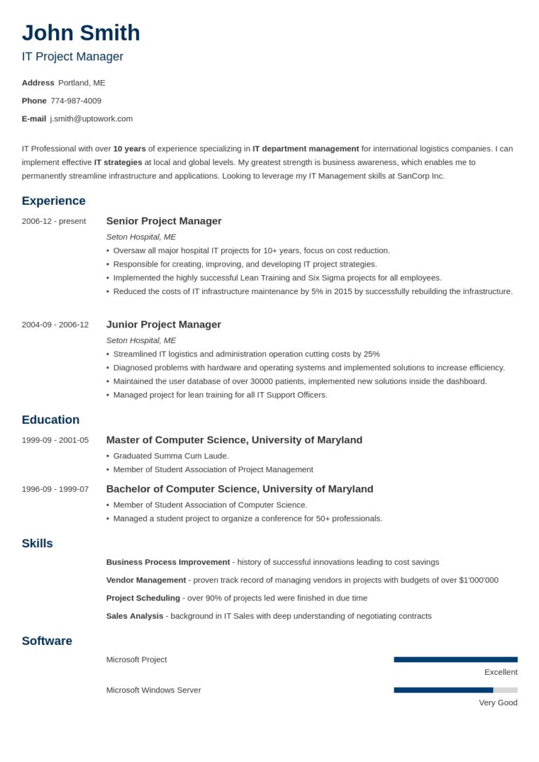 15 Blank Resume Templates U0026 Forms To Fill In