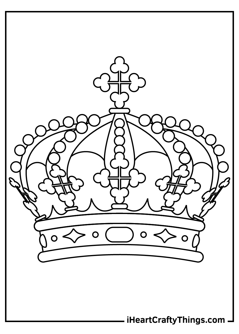 15 Crown Coloring Pages 100 Free Printables 