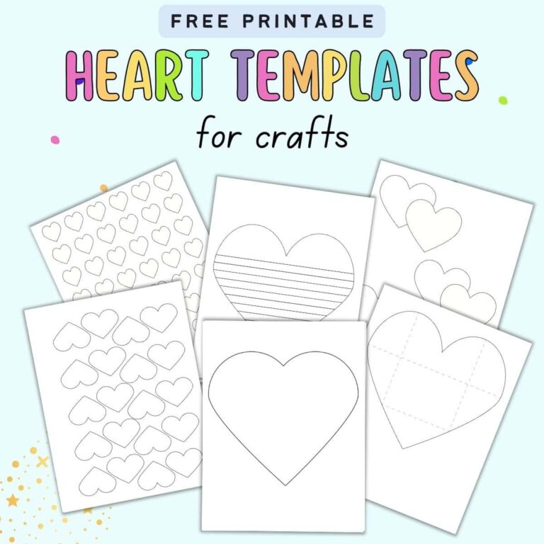 15 Heart Template Printables Free Heart Stencils And Patterns The Artisan Life