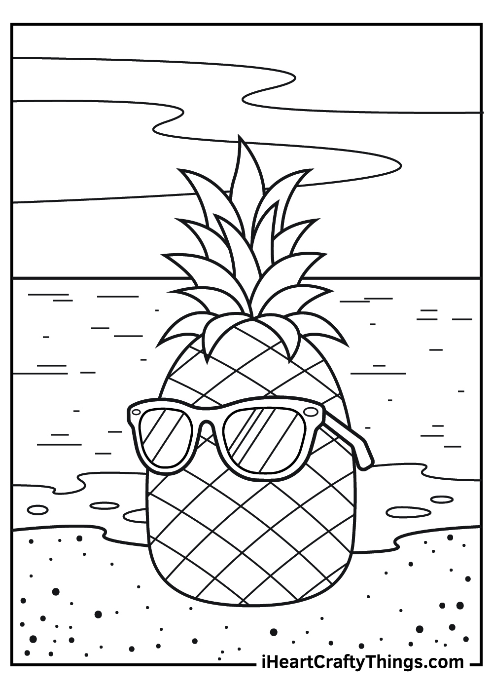 15 Pineapple Coloring Pages 100 Free Printables 
