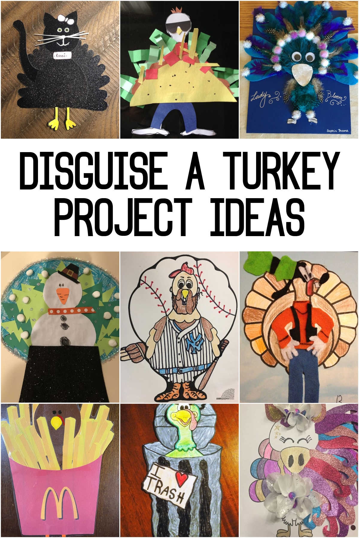 Free Printable Pikachu Turkey Disguise Template